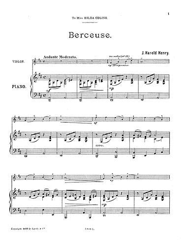 Berceuse